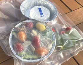 野菜のチーズフォンデュー