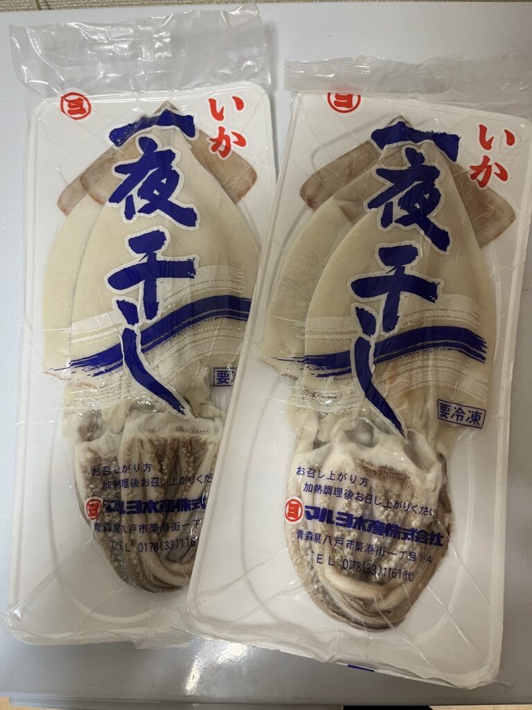 オプションのイカ焼き