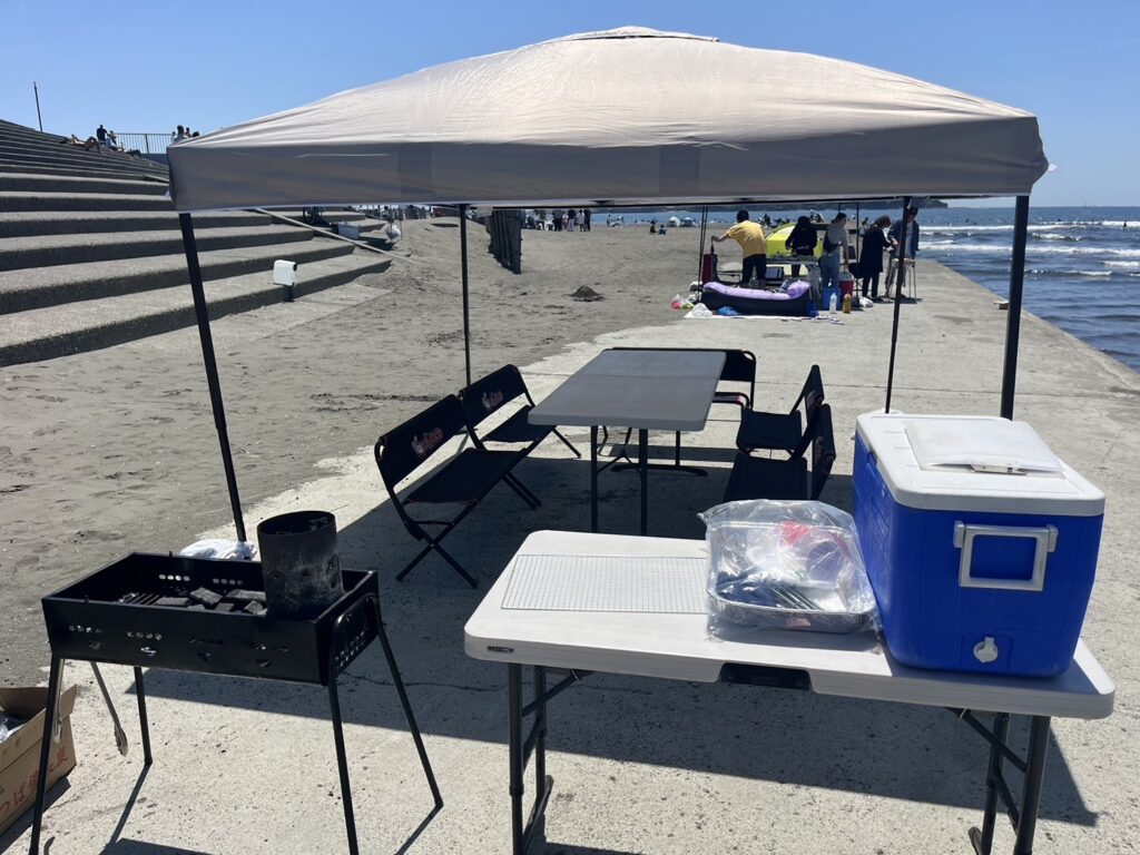 鵠沼海岸BBQ
