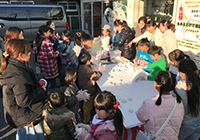 子供会での餅つき