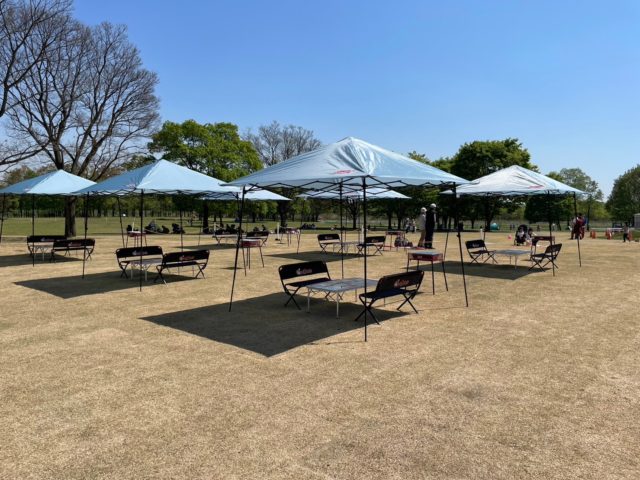 びん沼自然公園バーベキューエリア