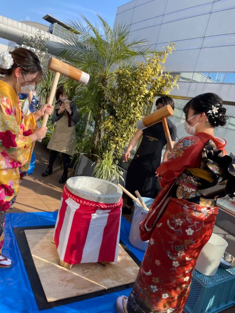餅つき