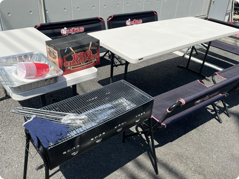 BBQ機材フルセット（店頭渡しプラン）